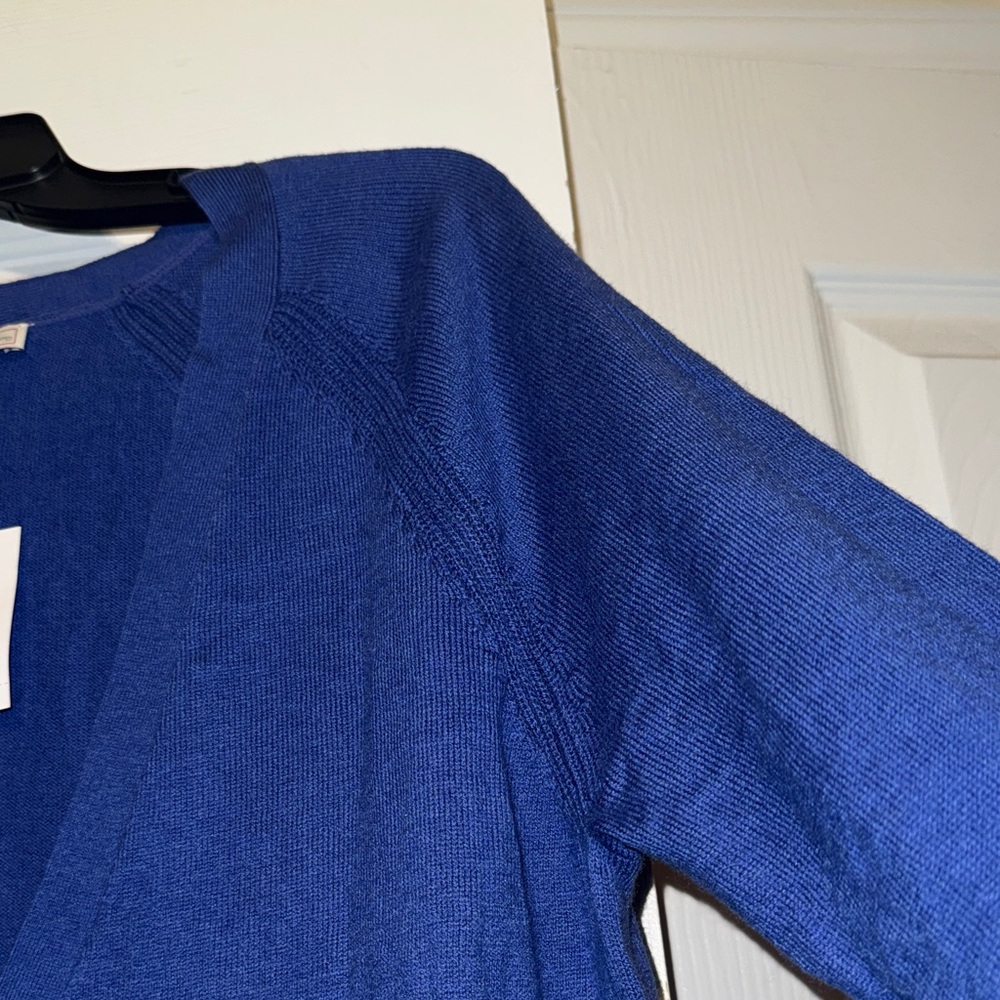 GAP Women's Deep Blue Cardigan Sweater - Picture 7 of 8